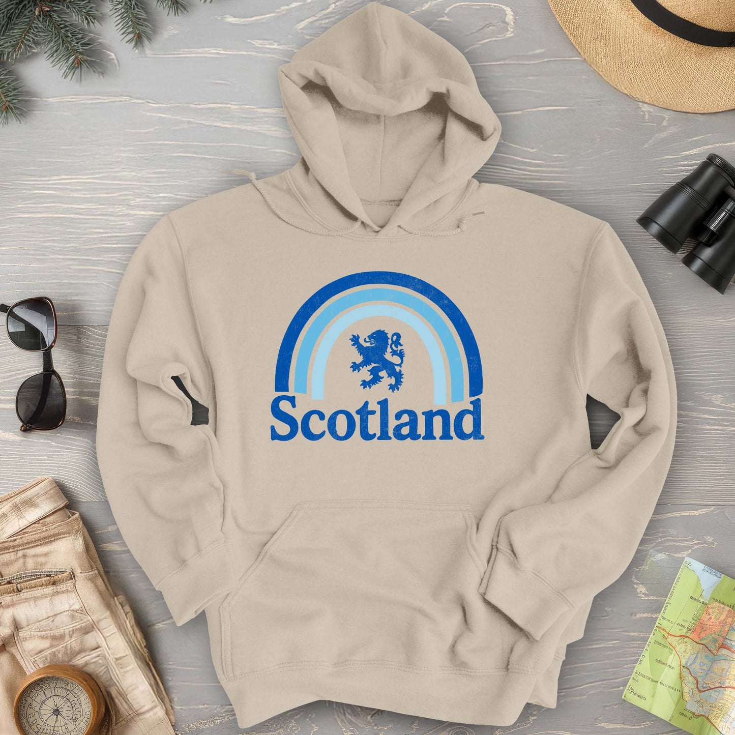 Scotland Rainbow Lion Hoodie