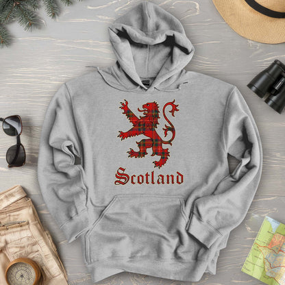 Scotland Tartan Lion Hoodie