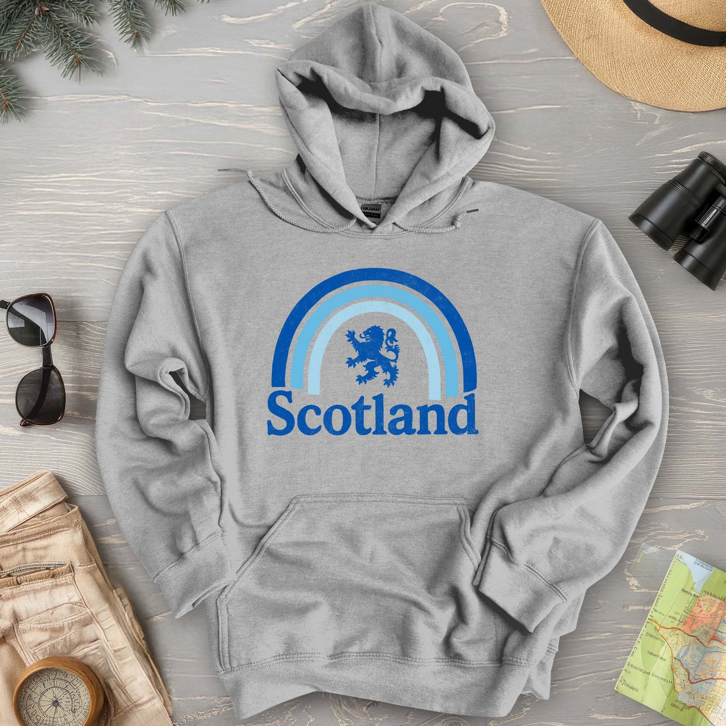 Scotland Rainbow Lion Hoodie