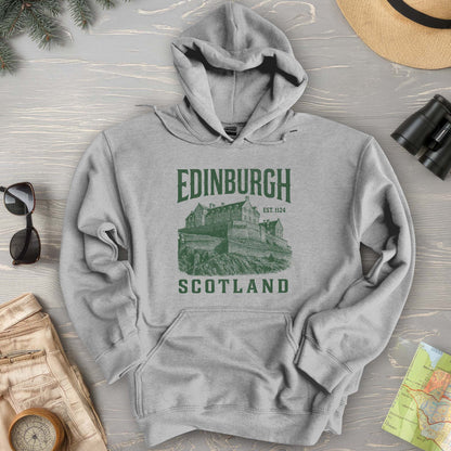 Edinburgh Scotland "Vintage Etching" Hoodie
