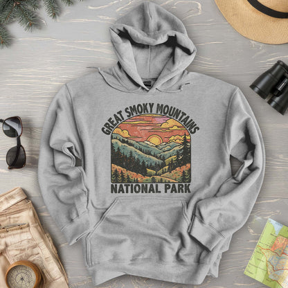 Great Smoky Mountains National Park Sunset Hoodie