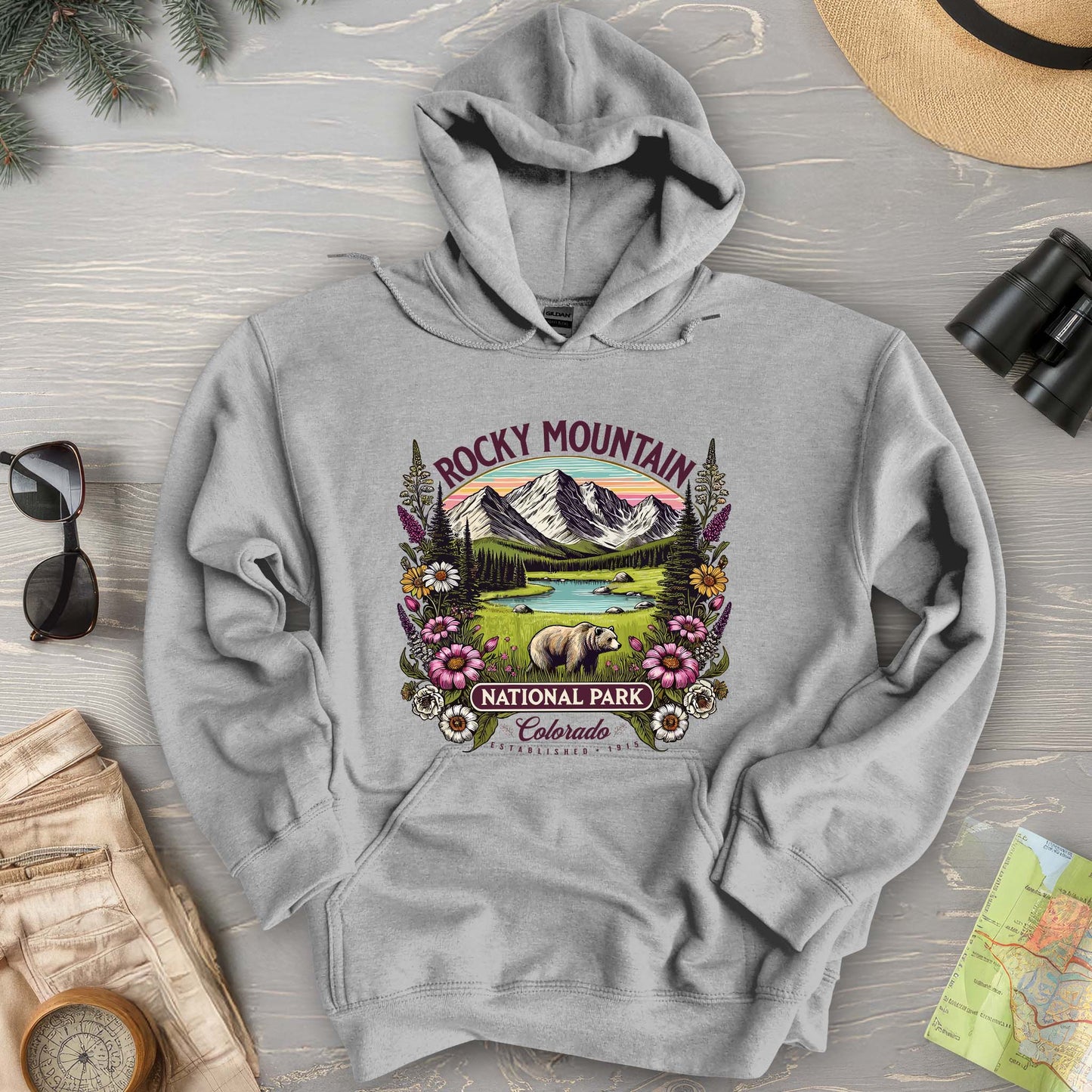 Rocky Mountain National Park "Wildflower" Hoodie