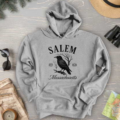 Salem Massachusetts Raven Hoodie