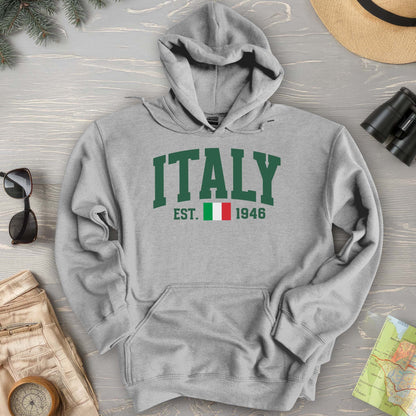 Italy Varsity Flag Hoodie