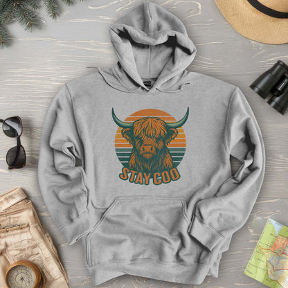 Highland Cow "Stay Coo" Hoodie