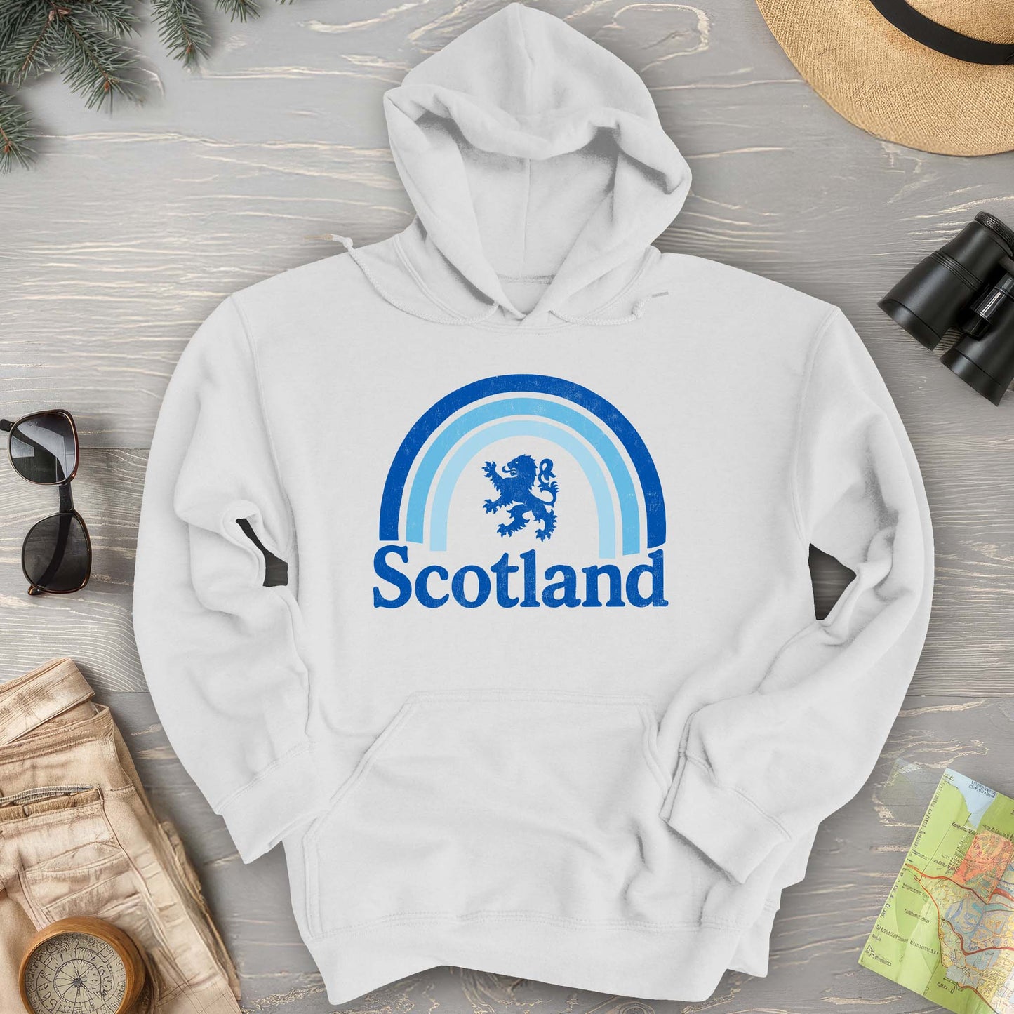 Scotland Rainbow Lion Hoodie