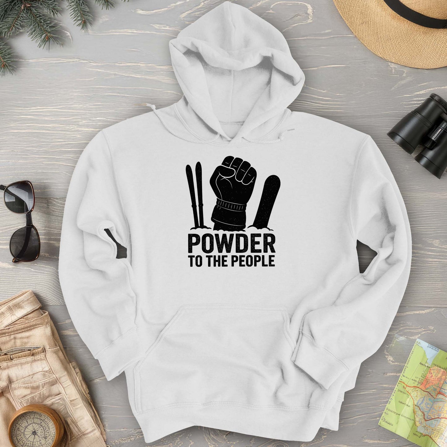 Powder to the People Hoodie