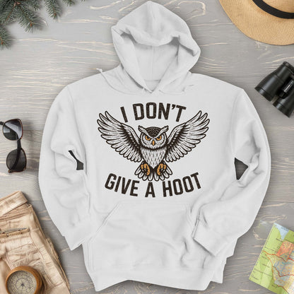 I Don't Give a Hoot "Vintage Owl" Hoodie