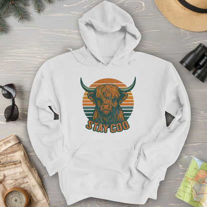 Highland Cow "Stay Coo" Hoodie