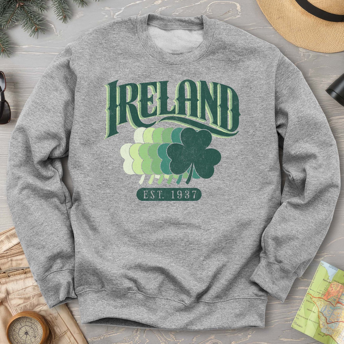 Ireland Shamrock Series Crewneck Sweatshirt