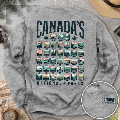 Canada's National Parks "Badges" Sweatshirt