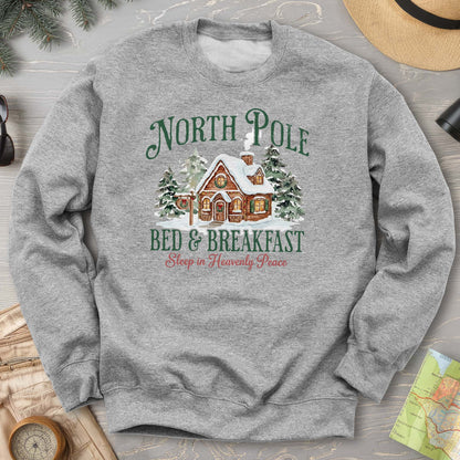 North Pole Bed and Breakfast "Heavenly Peace" Sweatshirt