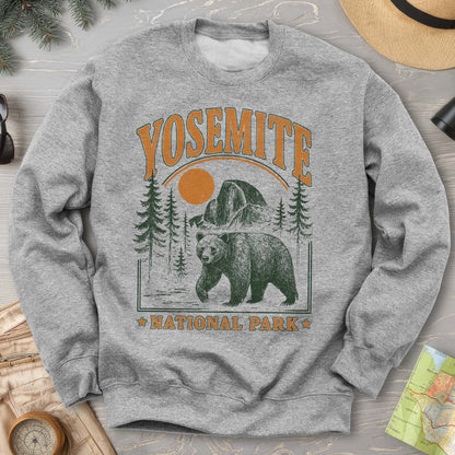 Yosemite National Park "Vintage El Capitan" Bear Sweatshirt