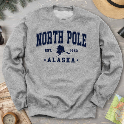 North Pole Alaska Varsity Sweatshirt