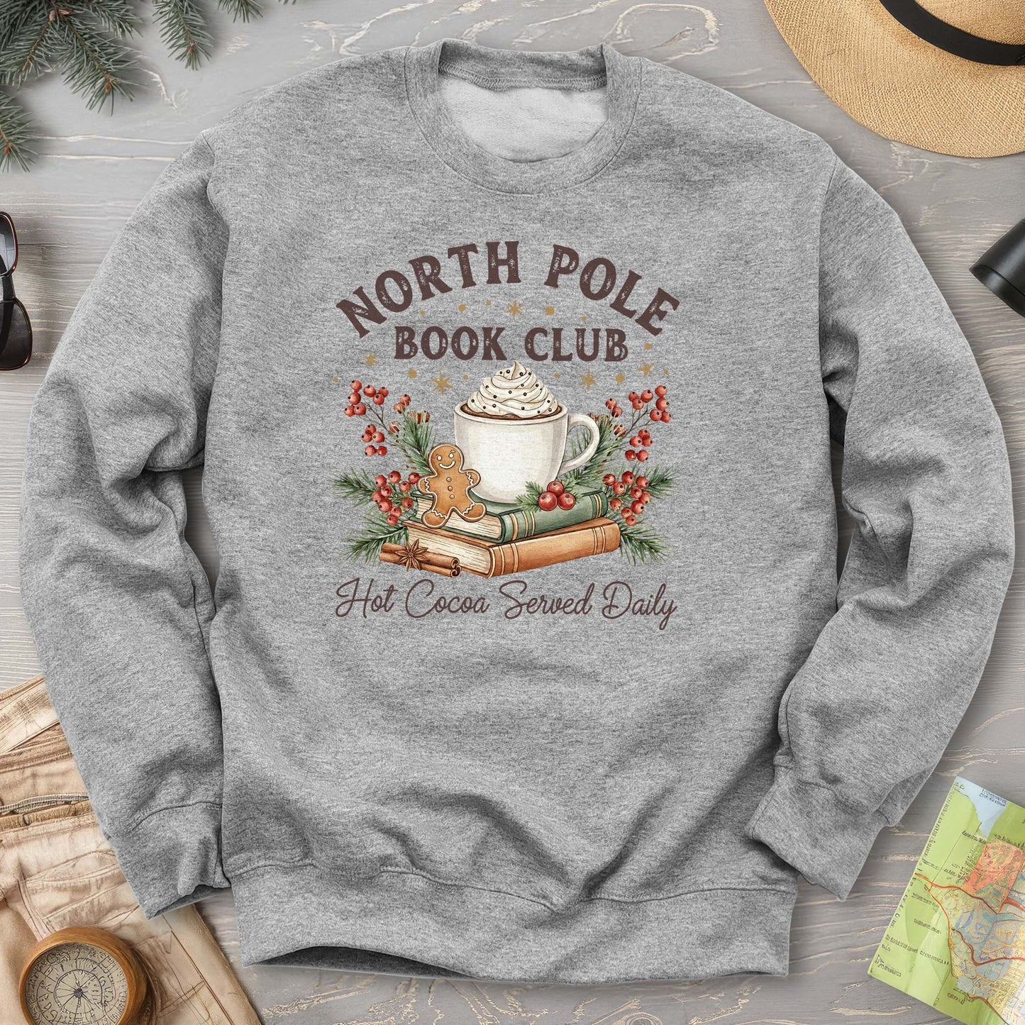 North Pole Book Club Sweatshirt