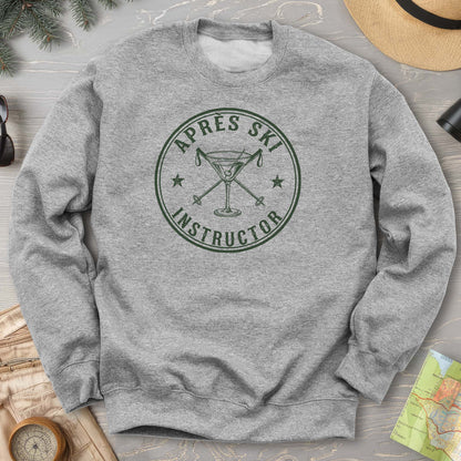 Après Ski Instructor "Vintage Badge" Sweatshirt