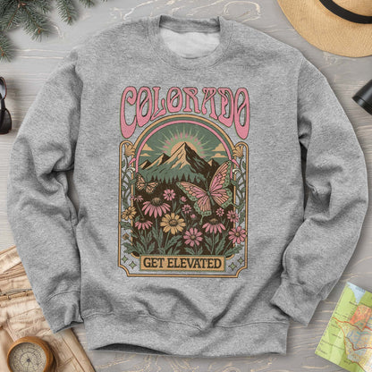 Colorado Get Elevated Butterfly Sweatshirt
