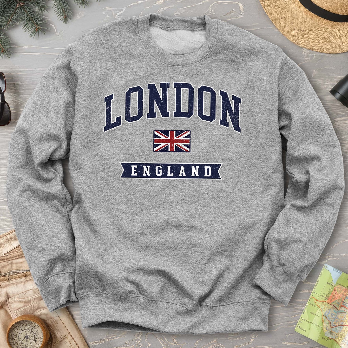 London Varsity Flag Sweatshirt
