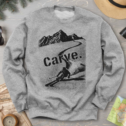Carve Ski Print Sweatshirt