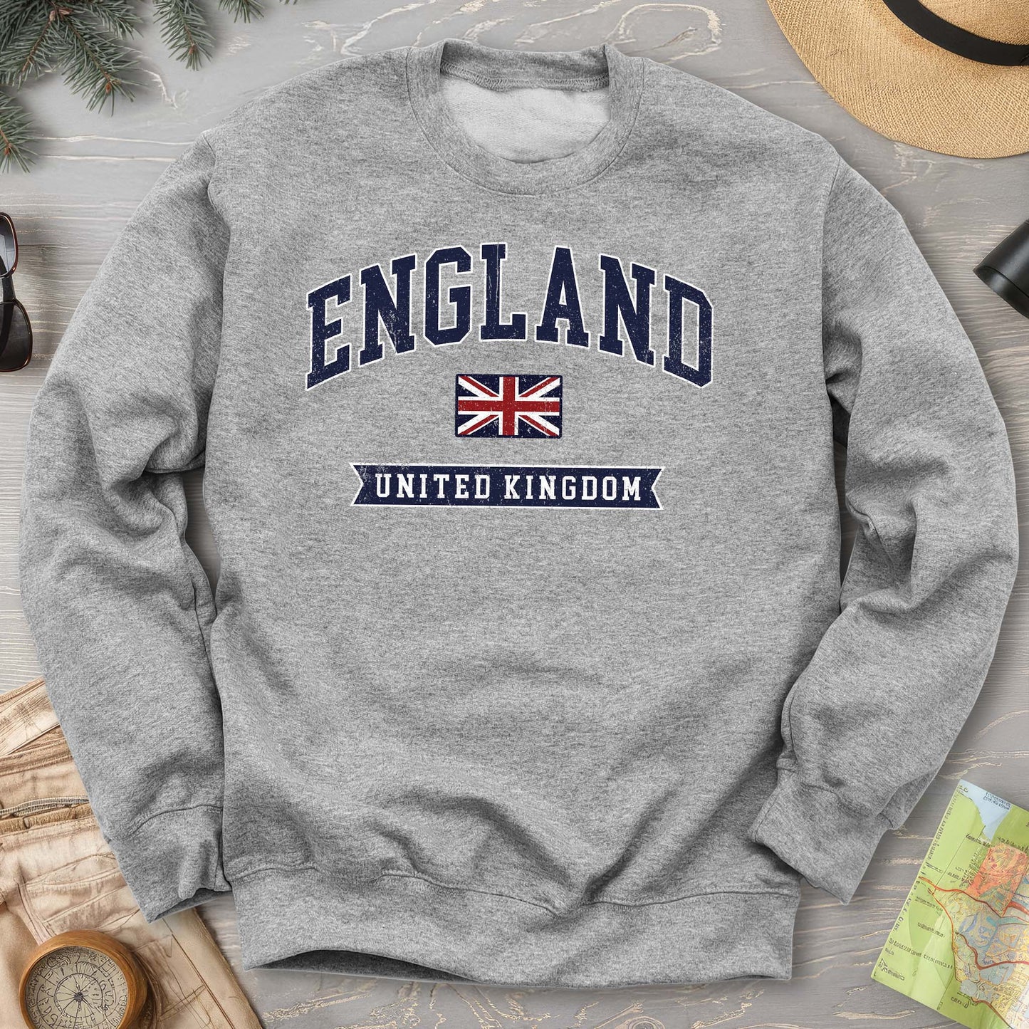 England Varsity Flag Sweatshirt