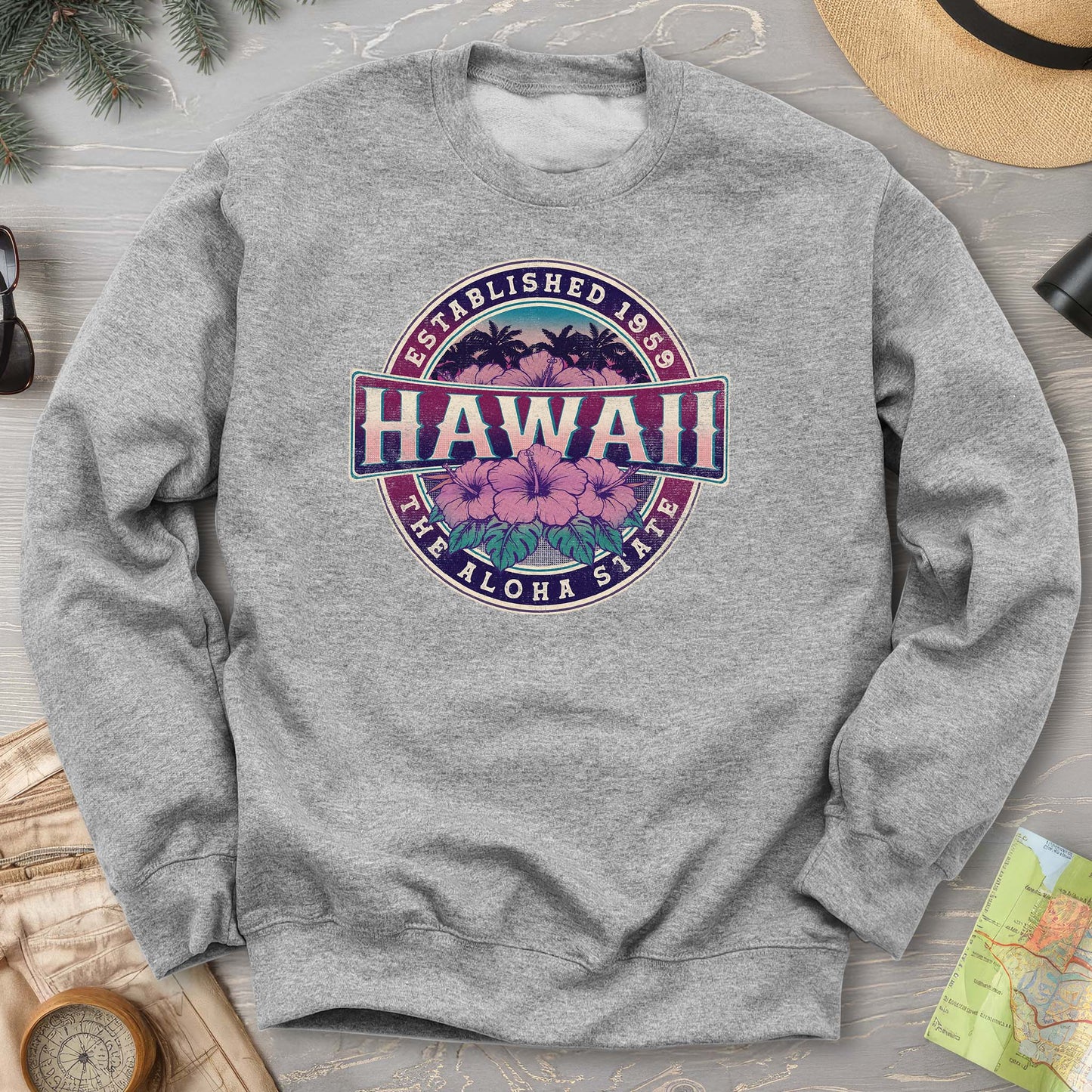 Hawaii Badge Sweatshirt