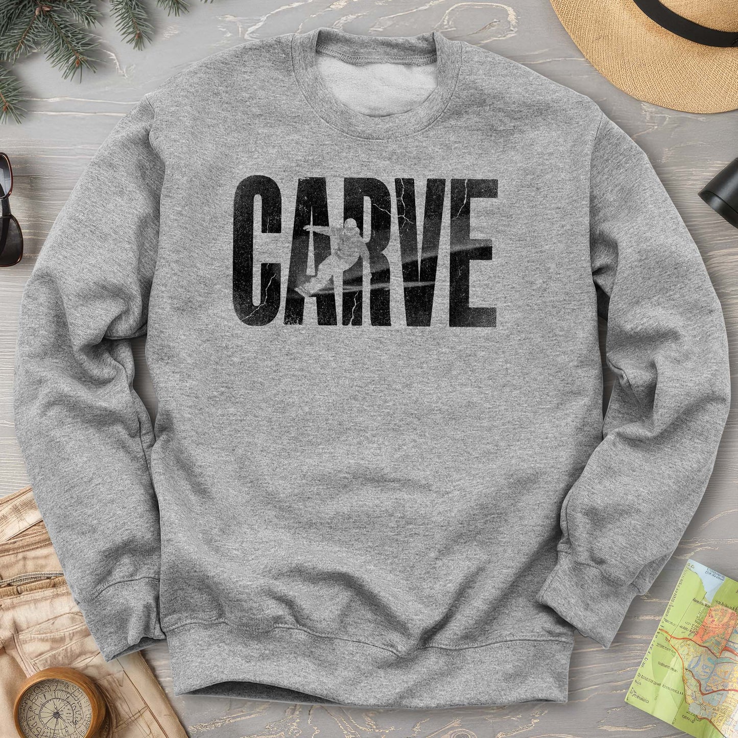 Carve Snowboard Sweatshirt
