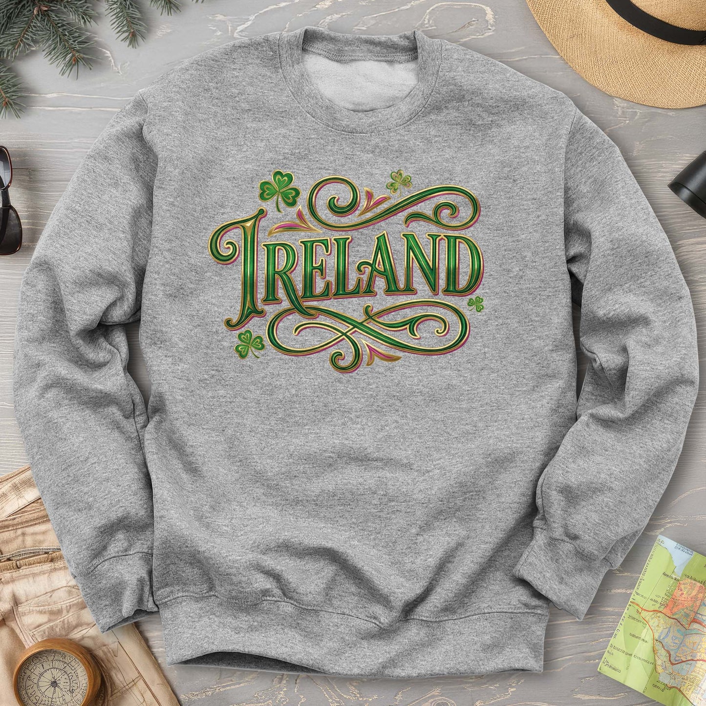 Ireland Glitter Pop Sweatshirt
