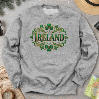 Ireland Shamrock Emblem Sweatshirt