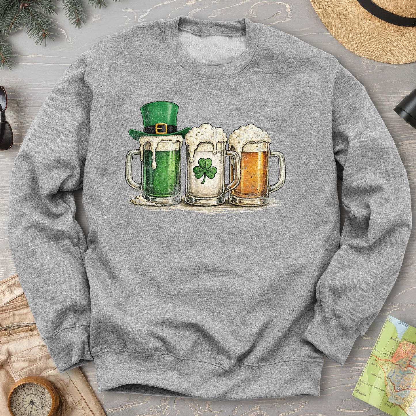 Irish Flag Mugs Sweatshirt