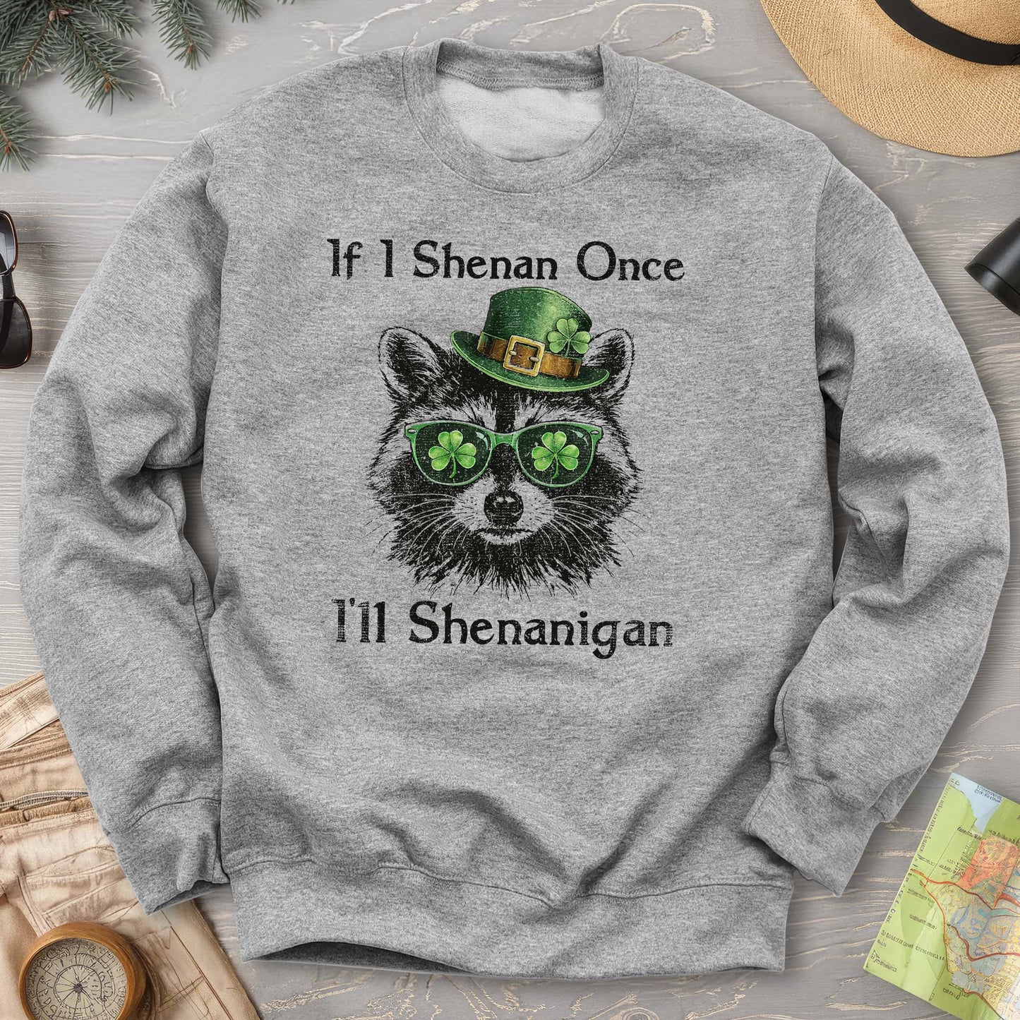 Shenanigans Raccoon Sweatshirt