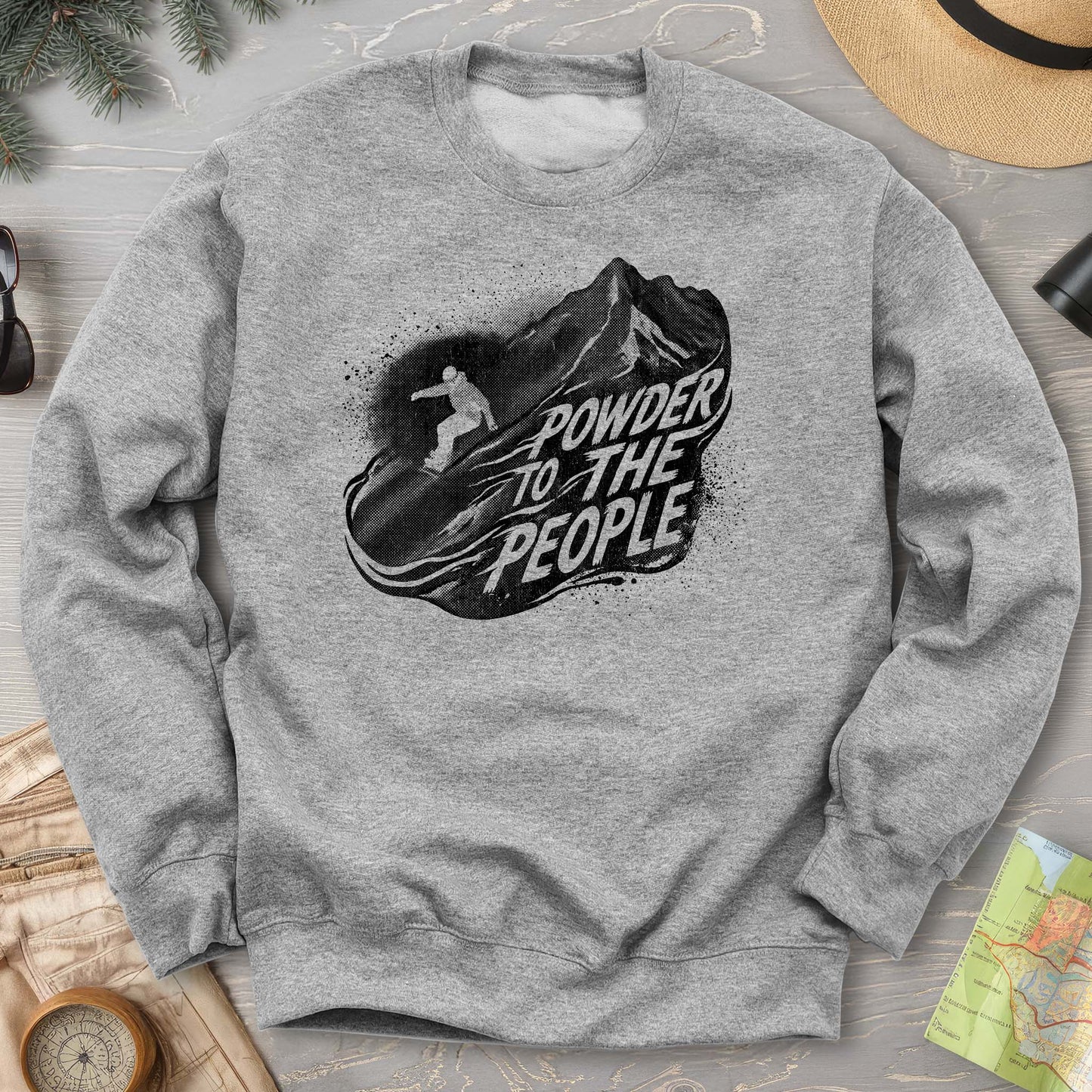 Powder to the People Boarding Sweatshirt