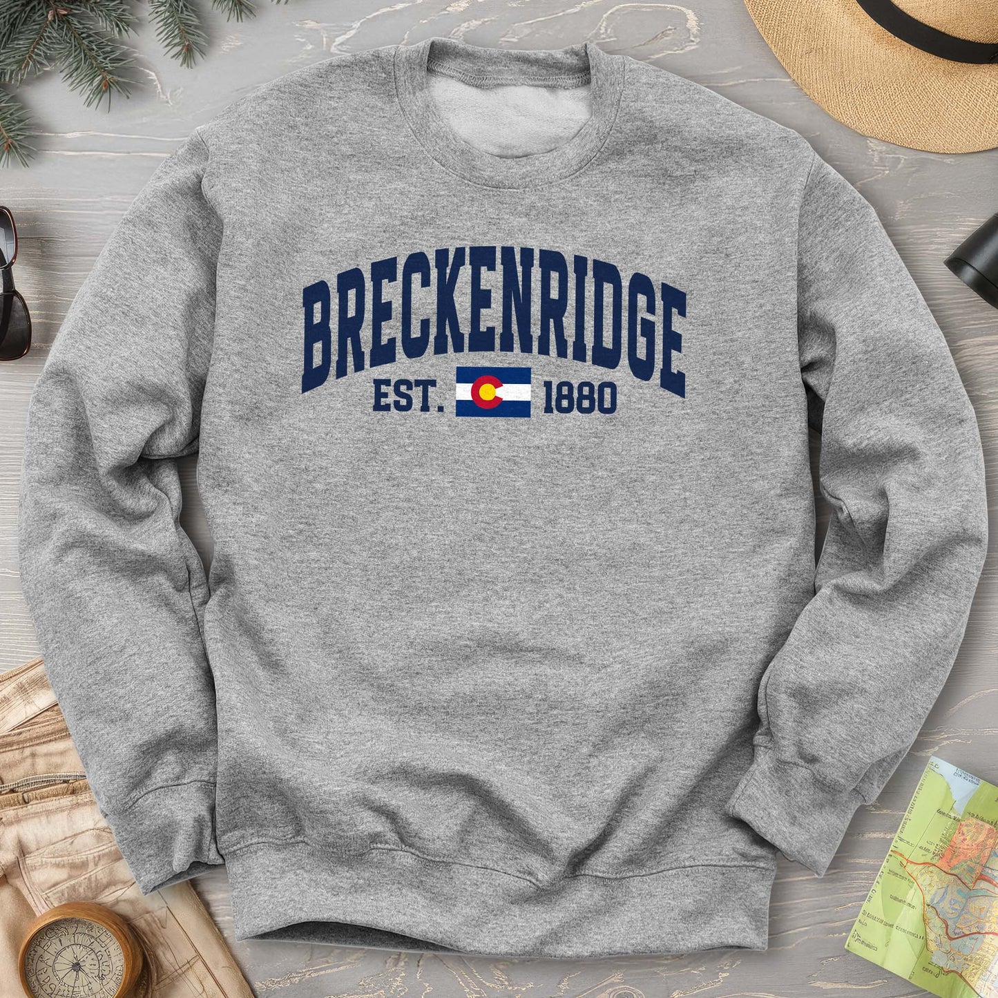 Breckenridge Colorado Varsity Sweatshirt