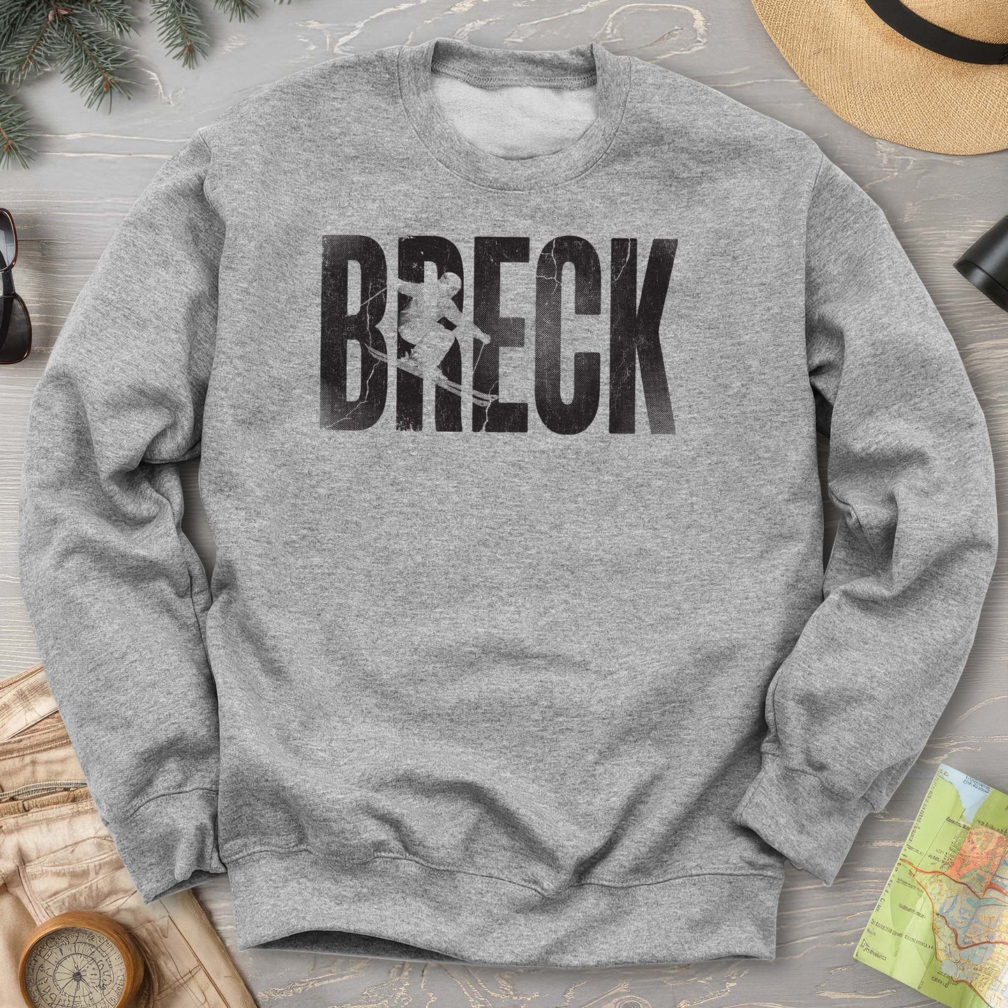 BRECK Skier Sweatshirt