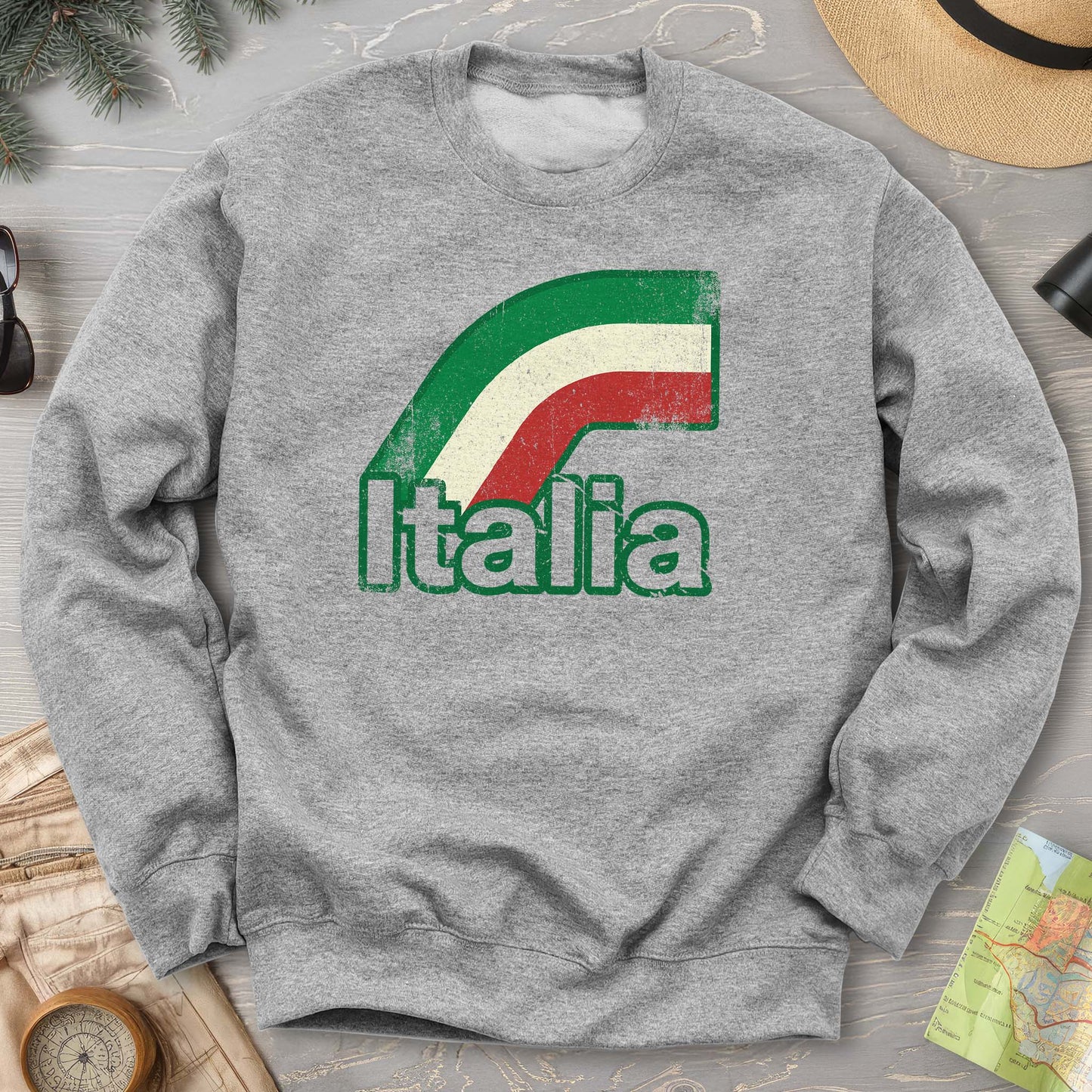 Italia Stripes Sweatshirt