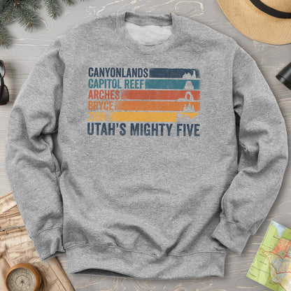 Utah's Mighty Five Stripes Sweatshirt