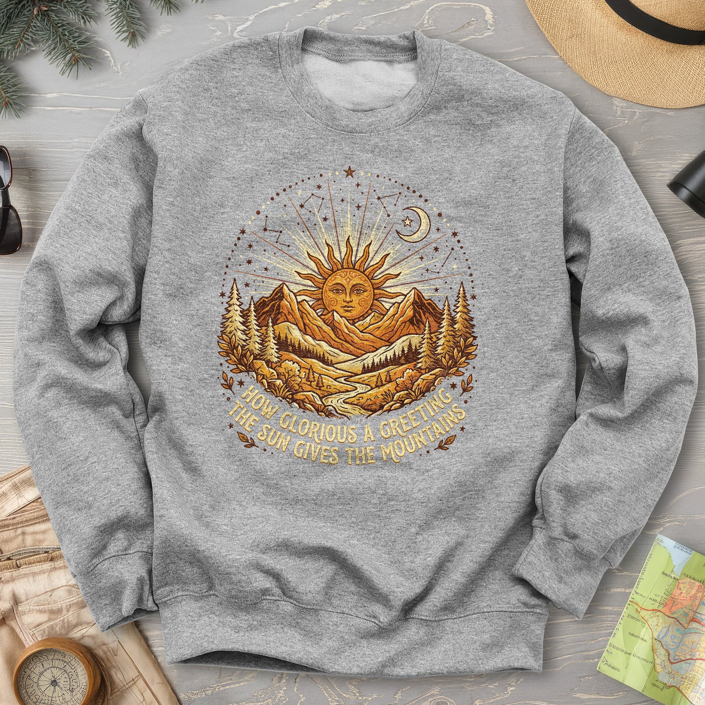 Glorious Greeting John Muir Sweatshirt