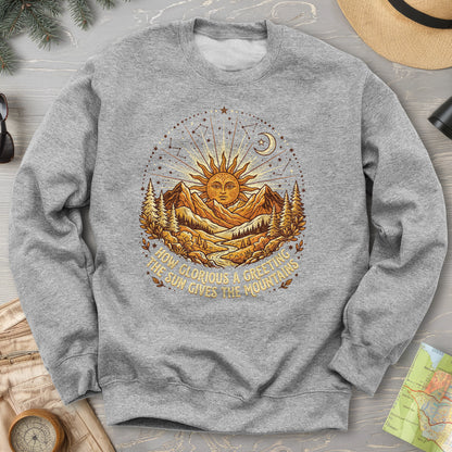 Glorious Greeting John Muir Sweatshirt