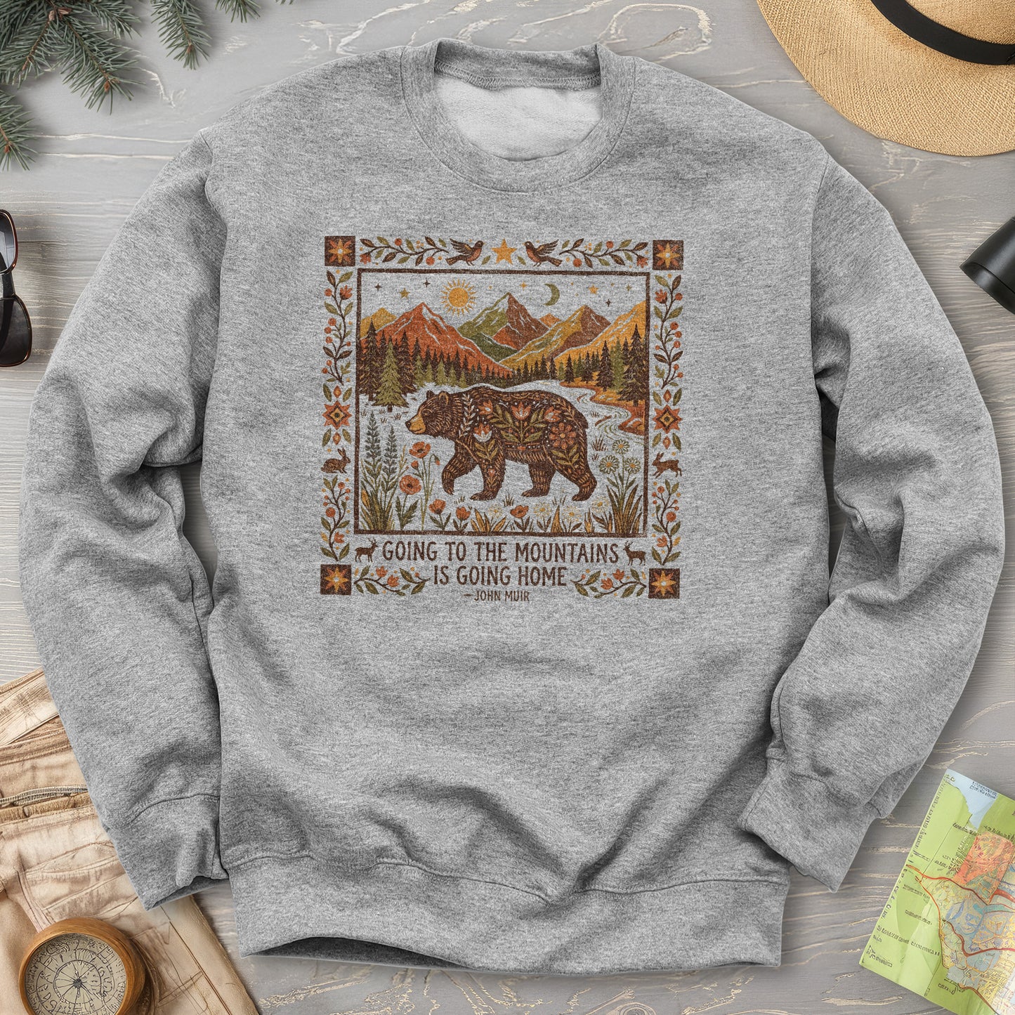 Going Home John Muir Sweatshirt