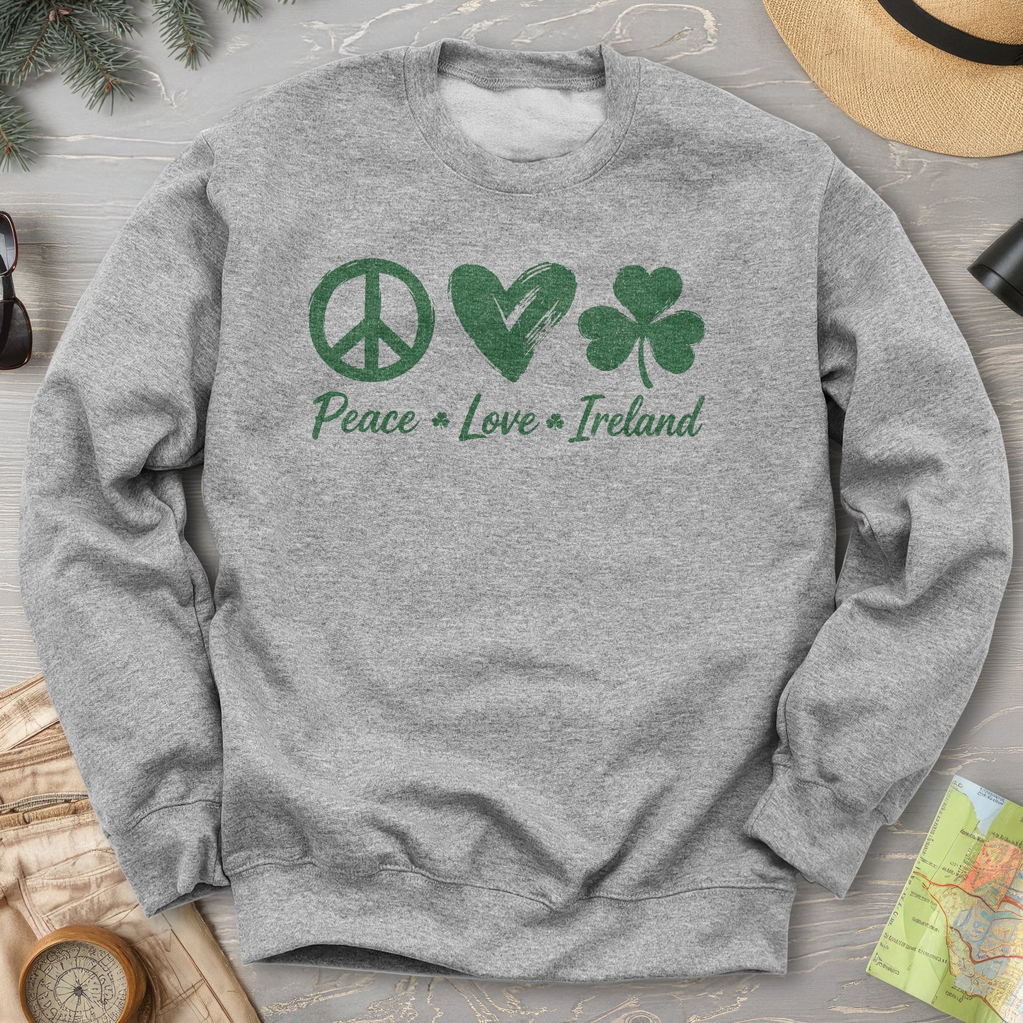 Peace Love Ireland Sweatshirt