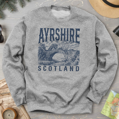 Ayrshire Scotland Sketch Sweatshirt