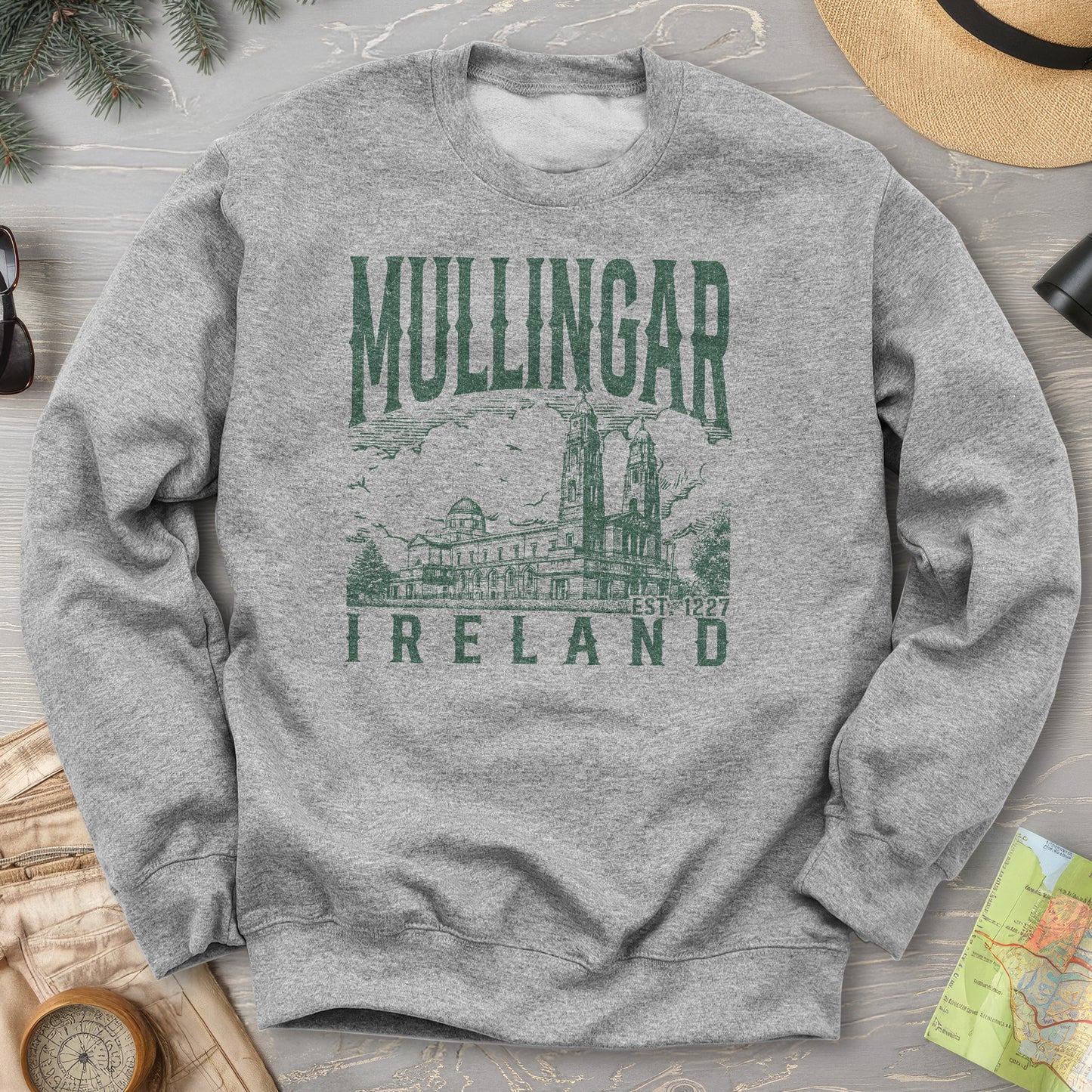 Mullingar Ireland Sketch Sweatshirt