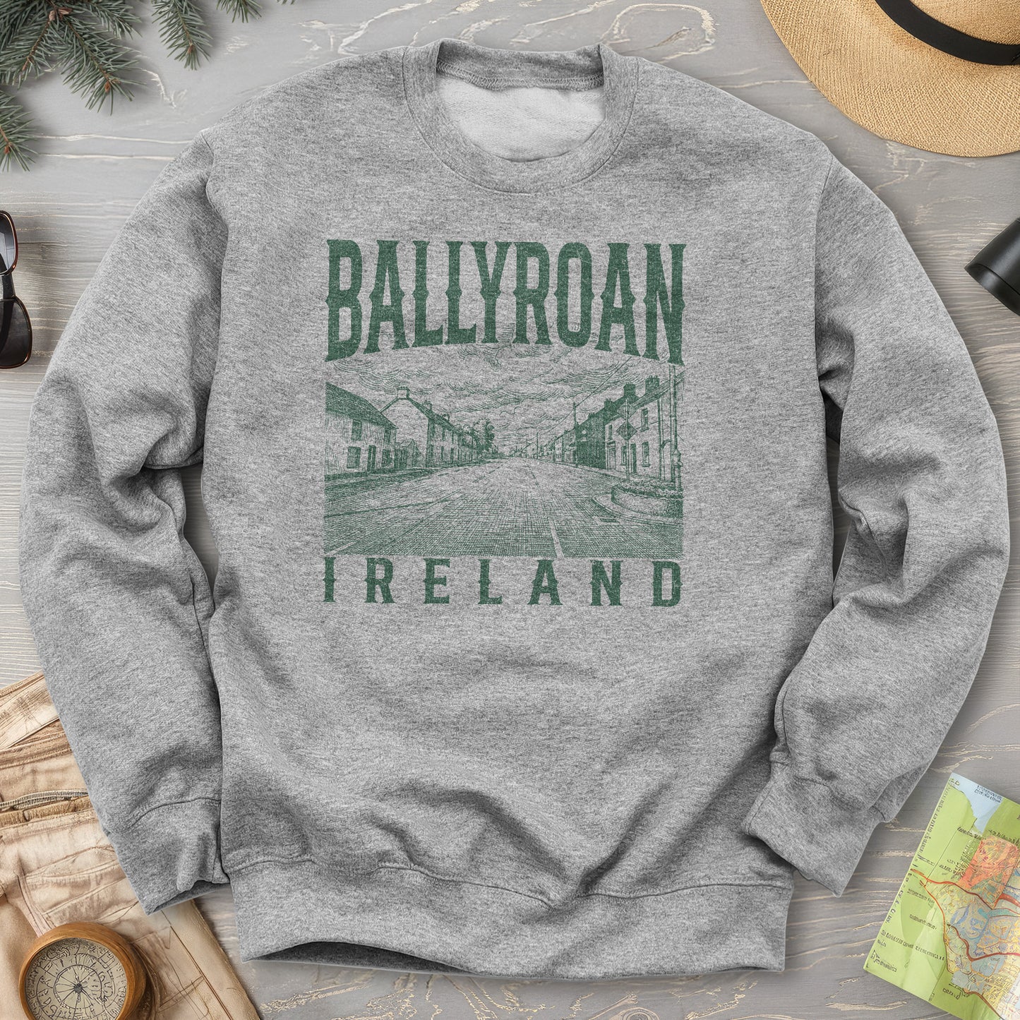 Ballyroan Ireland Sketch Sweatshirt