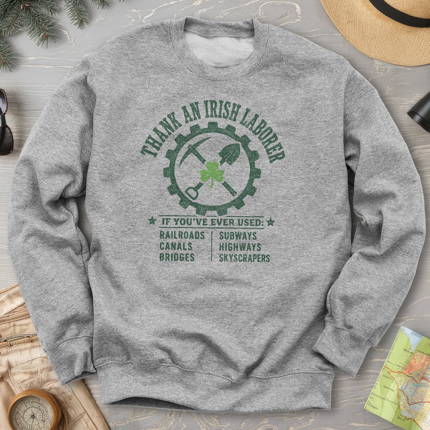 Irish Laborer Sweatshirt