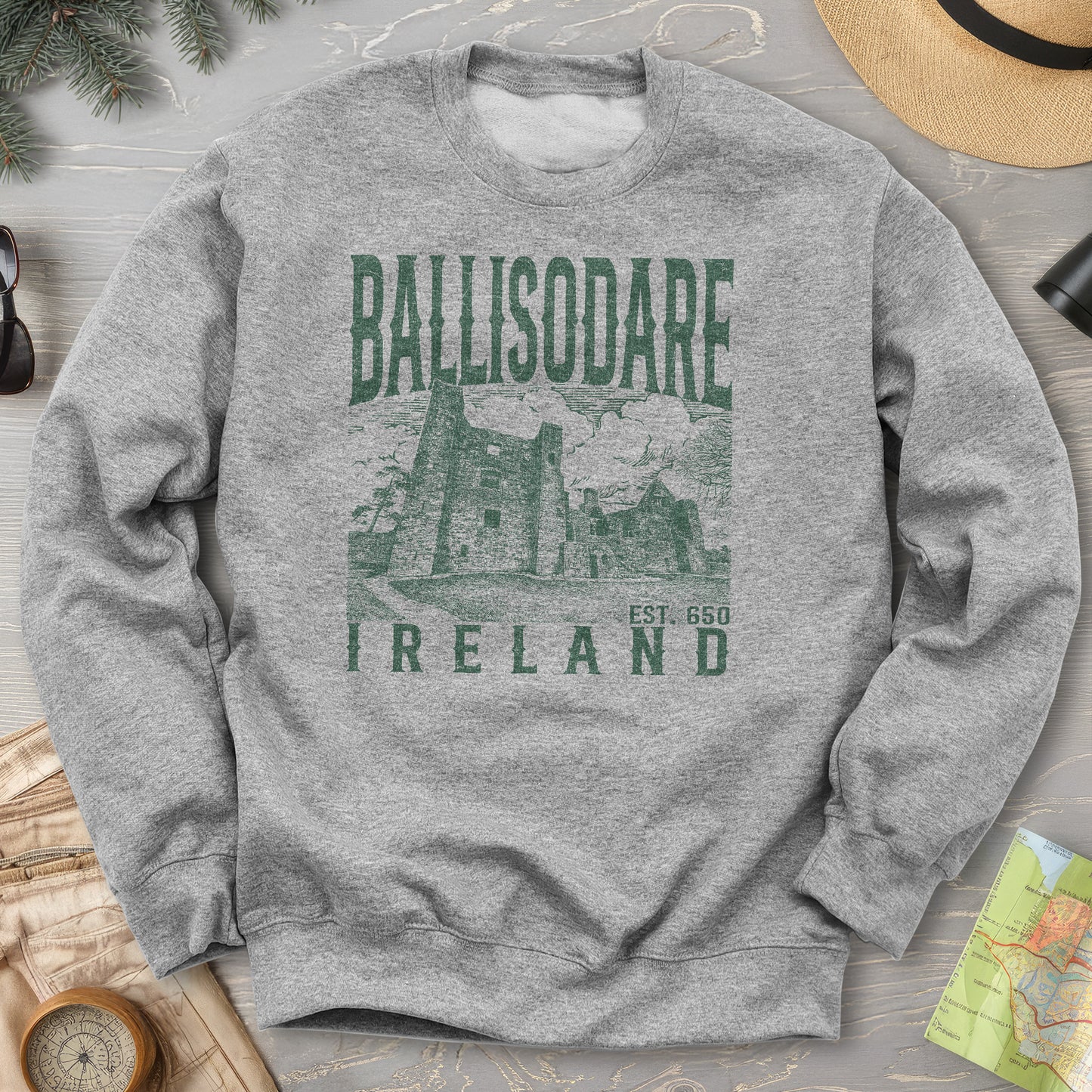 Ballisodare Ireland Sketch Sweatshirt