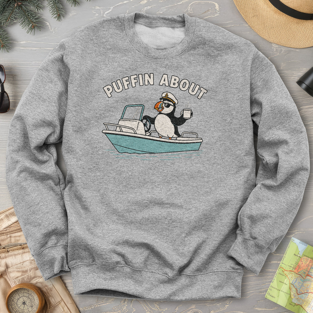 Puffin About Boat Sweatshirt
