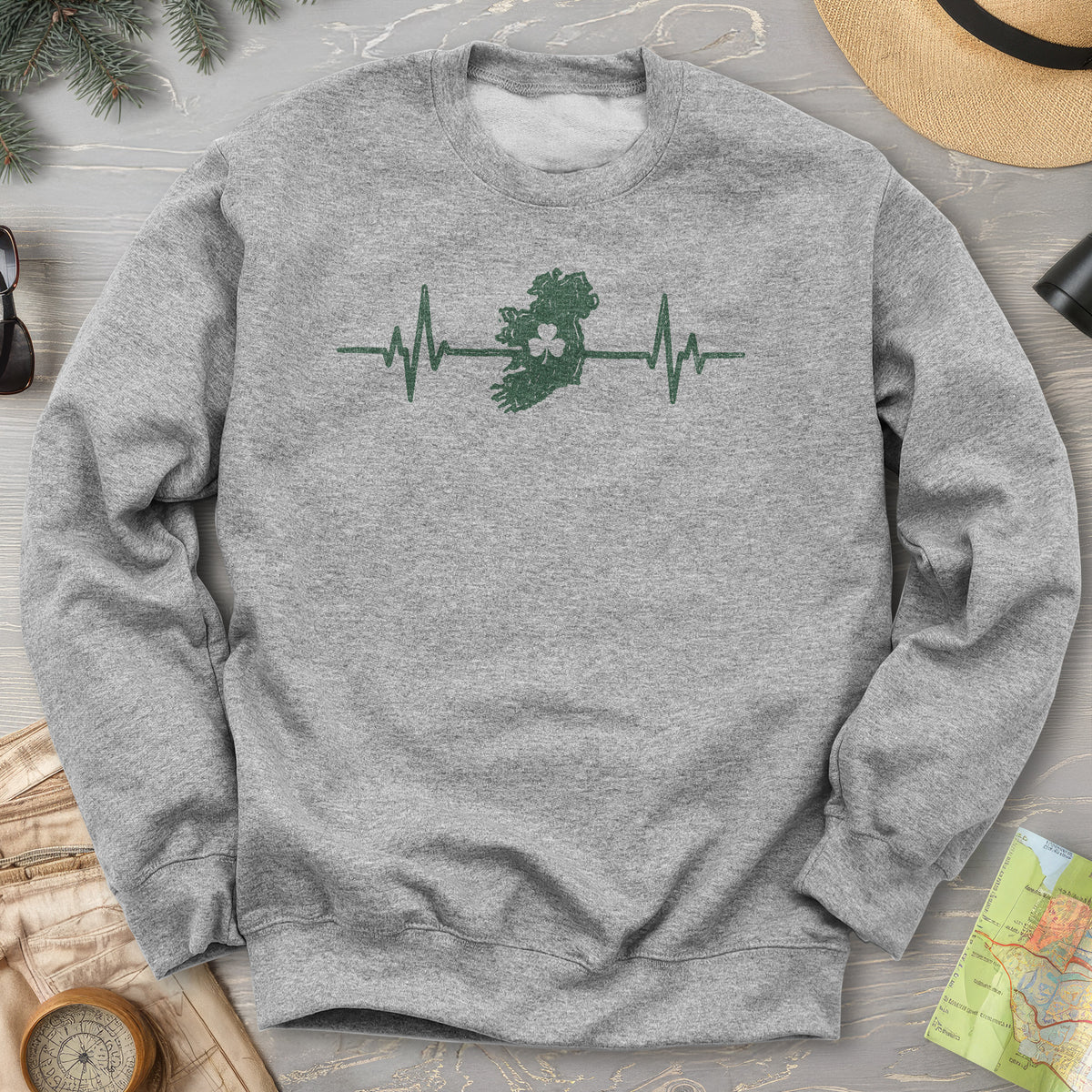 Ireland Heartbeat Sweatshirt