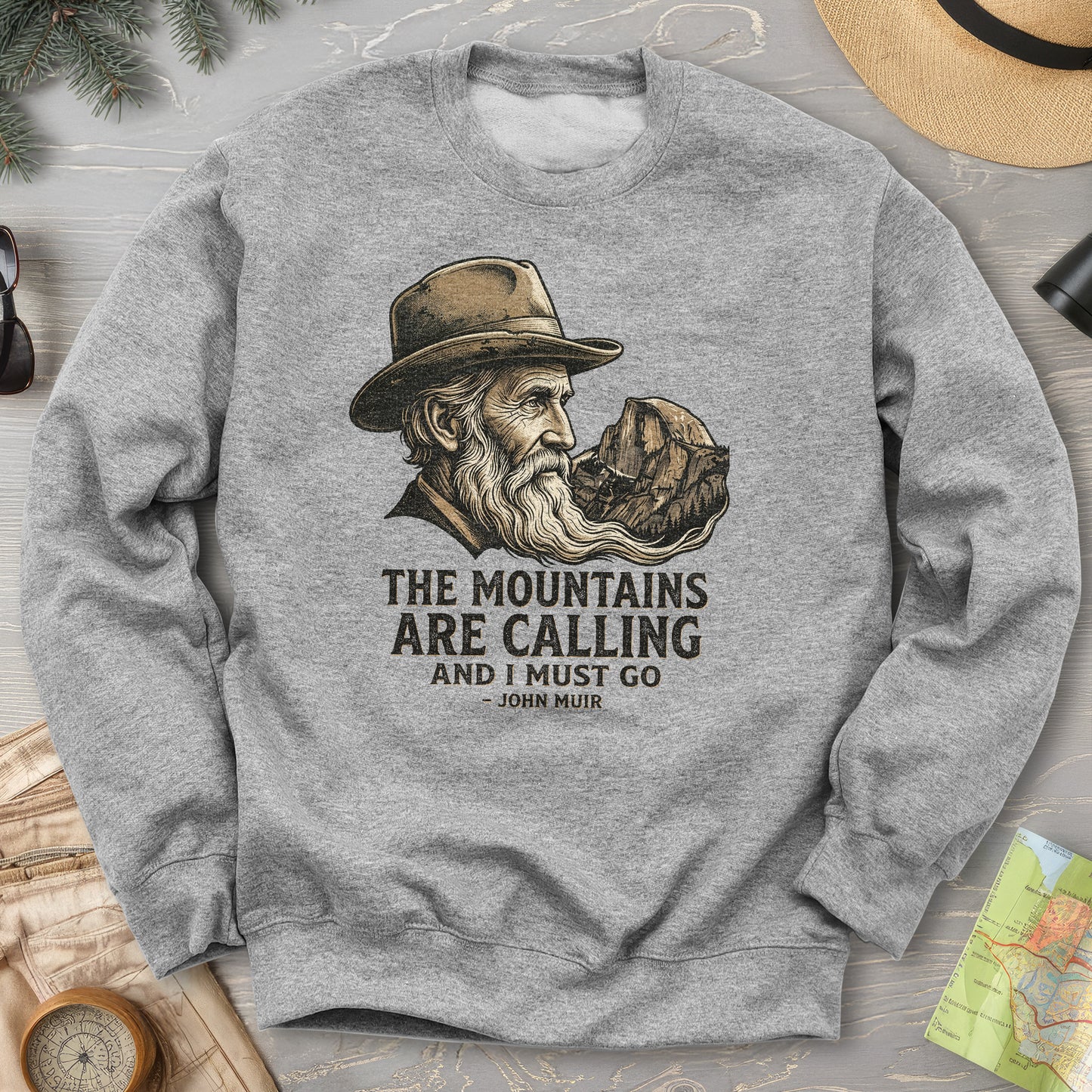 22026052002 The Mountains Are Calling V01 - Gildan 18000 Sweatshirt