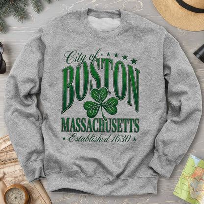 Boston Varsity Shamrock Sweatshirt