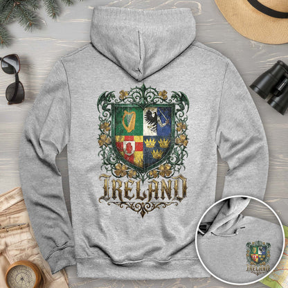 Irish Gothic Arms Front/Back Print Hoodie