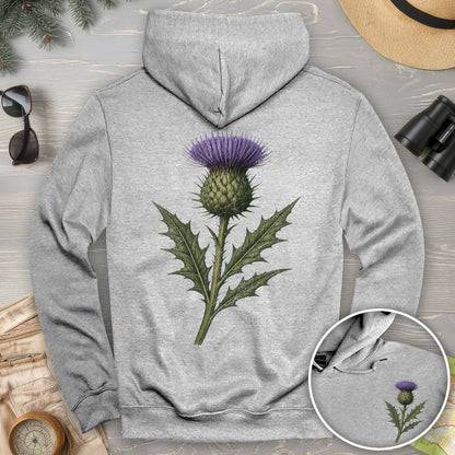 Thistle of Scotland Front/Back Print Hoodie